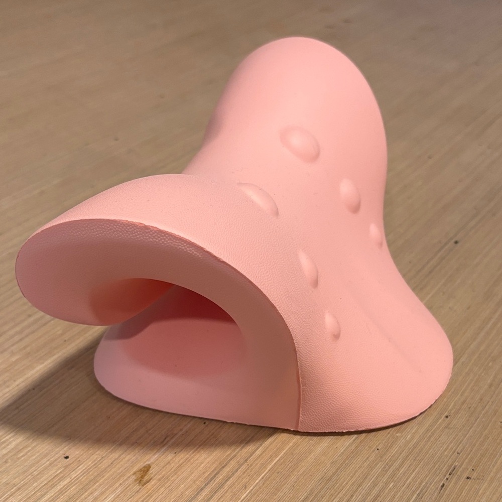 Pink Cervical Traction Pillow